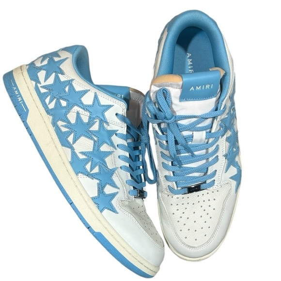 AMIRI
Blue & White Stars Low Sneakers - Picture 6 of 9